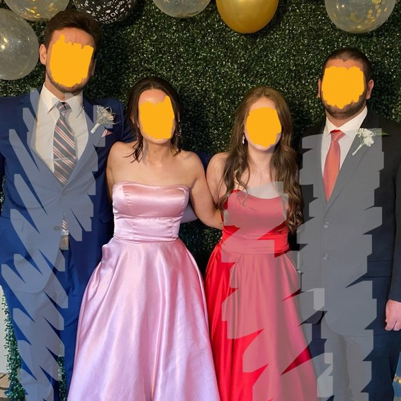 Pink Sherri Hill Prom Dress - Picture 2 of 4